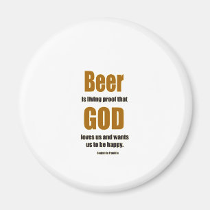 Imán La cerveza es prueba de vida...