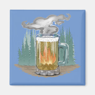 Imán La cerveza Smokey