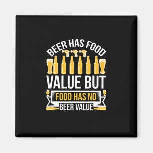 Imán La cerveza tiene valor alimentario Cumpleaños