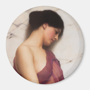 Imán La chica del pandero por John William Godward