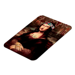 Imán La Chola Mona Lisa