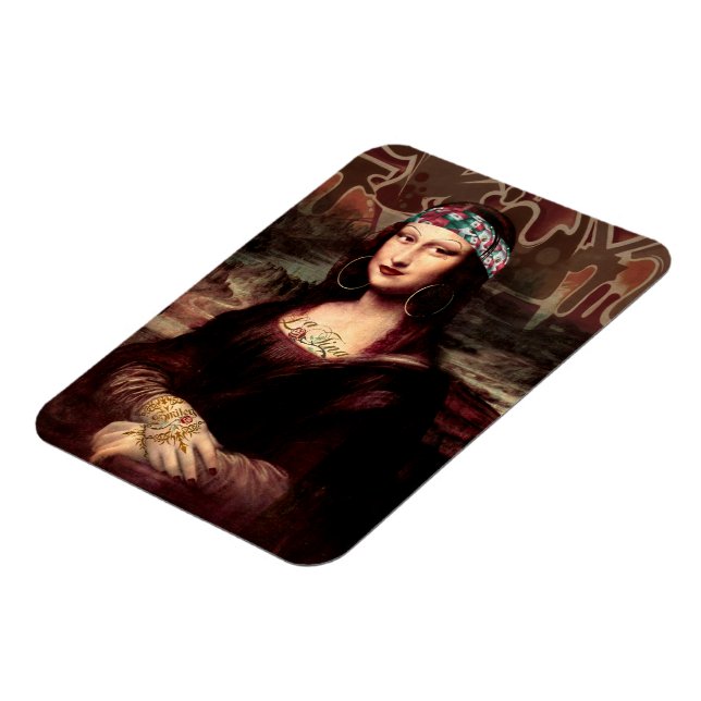 Imán La Chola Mona Lisa (Lado Izquierdo)