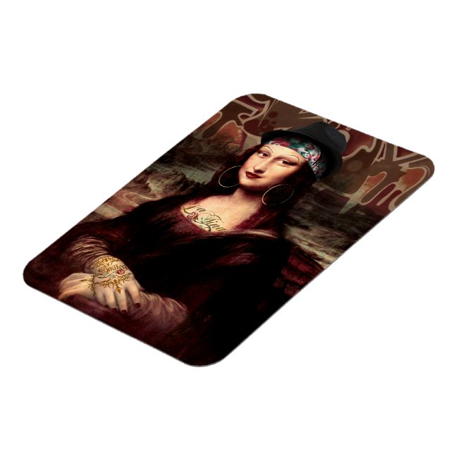Imán La Chola Mona Lisa (Lado Izquierdo)