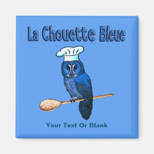 Imán La Chouette Bleue Cafe