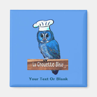 Imán La Chouette Bleue Cafe