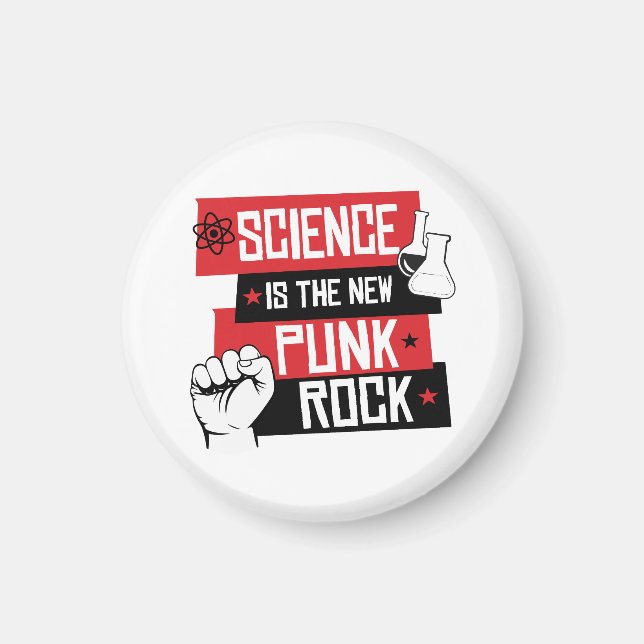 IMÁN LA CIENCIA ES LA NUEVA ROCA DE PUNK (Frente)