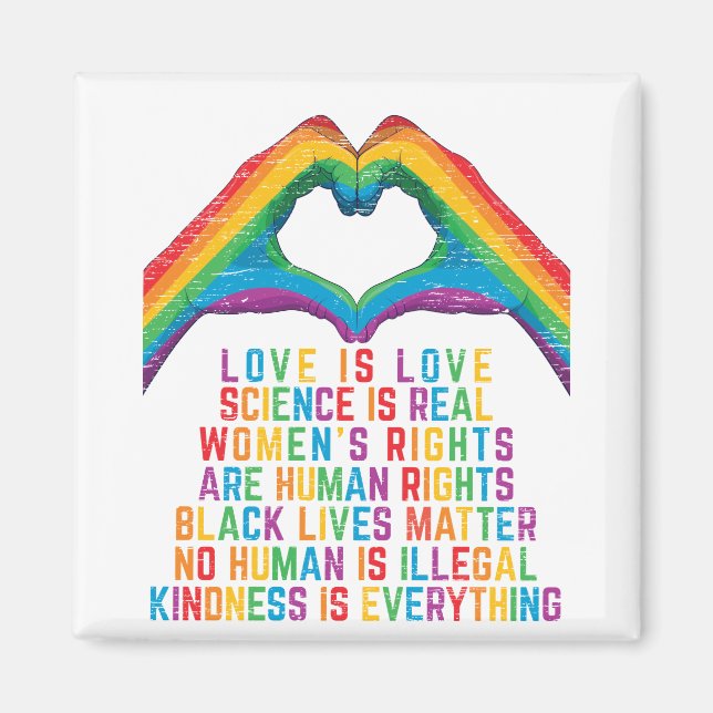 Imán la ciencia es real - las vidas negras importan (Frente)