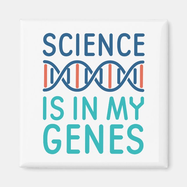 Imán La Ciencia Está En Mis Genes (Frente)