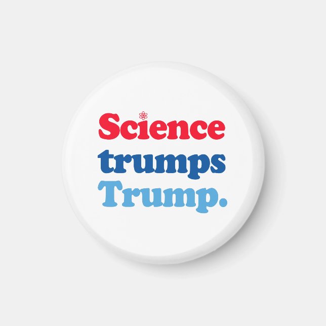 Imán La ciencia triunfa sobre Trump (Frente)