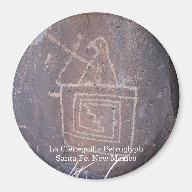 Imán La Cieneguilla Petroglyph (Frente)