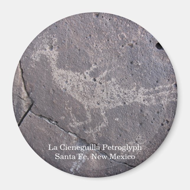Imán La Cieneguilla Petroglyph Santa Fe (Frente)