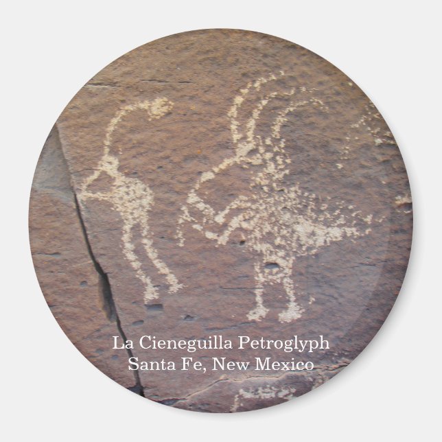 Imán La Cieneguilla Petroglyphe (Frente)