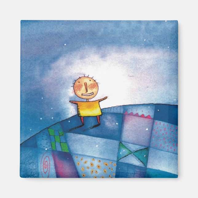 Imán La cima del mundo (Frente)