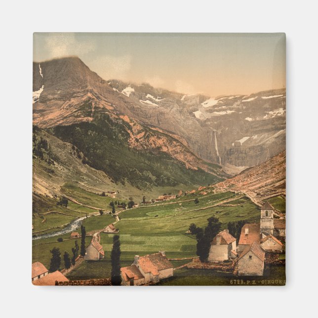 Imán La Cirque de Gavarnie, Pirineos, Francia (Frente)