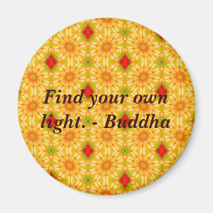 Imán La cita de la sabiduría de Buda inspiradora motiv