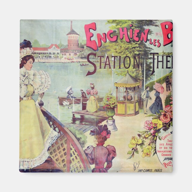 Imán La ciudad balneario de Enghien-les-Bains, Francia (Frente)