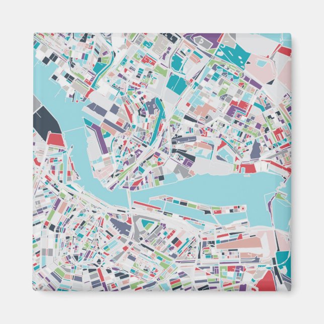 Imán La ciudad de Amsterdam (Frente)