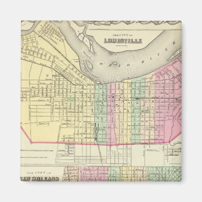 Imán La ciudad de Louisville Kentucky (Frente)