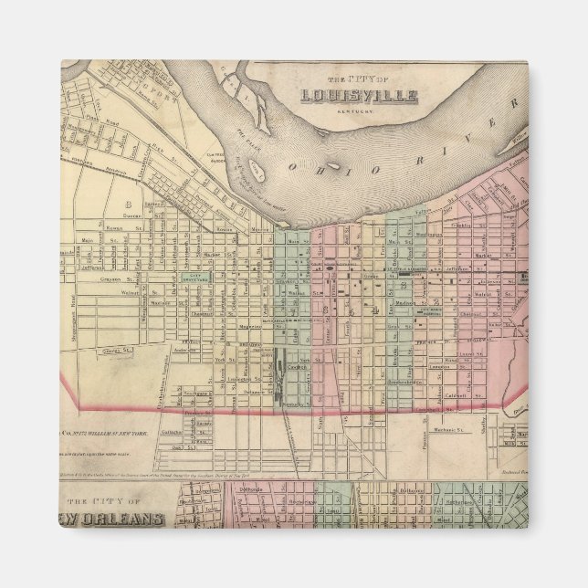 Imán La ciudad de Louisville, Kentucky (Frente)