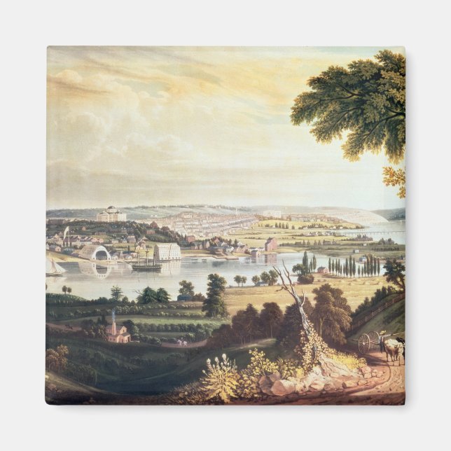 Imán La ciudad de Washington más allá de la Marina (Frente)