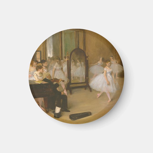 Imán La clase de baile (1870) Edgar Degas (Frente)