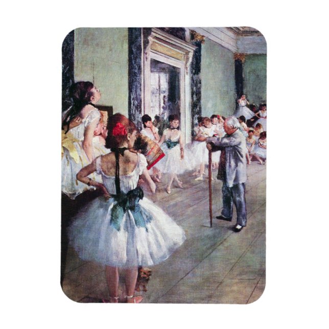 Imán La clase de danza de Edgar Degas, el arte de los b (Vertical)