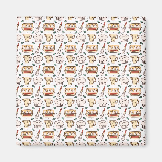 Imán La Cocina De Chef Con Cuidado Es Un Acto De Amor (Frente)