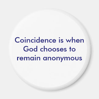 Imán La coincidencia es cuando Dios decide permanecer e