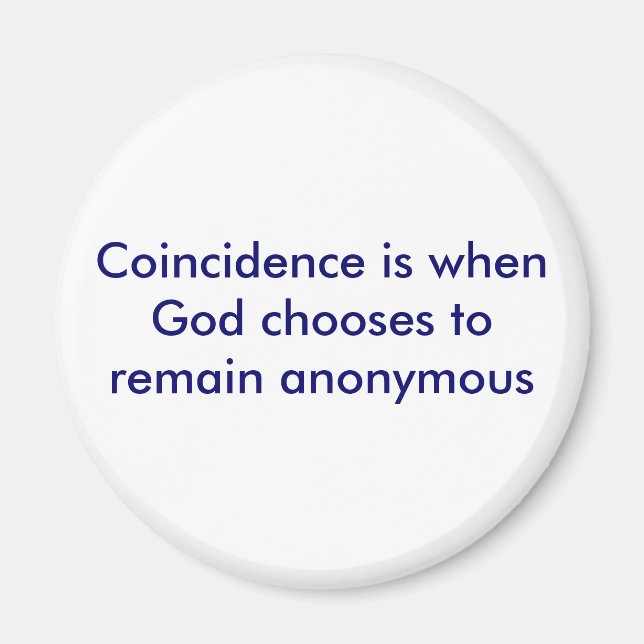 Imán La coincidencia es cuando Dios decide permanecer e (Frente)