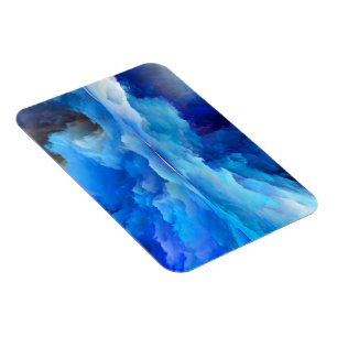 Imán La colección de arte en la nube de SlipperyJoe es 