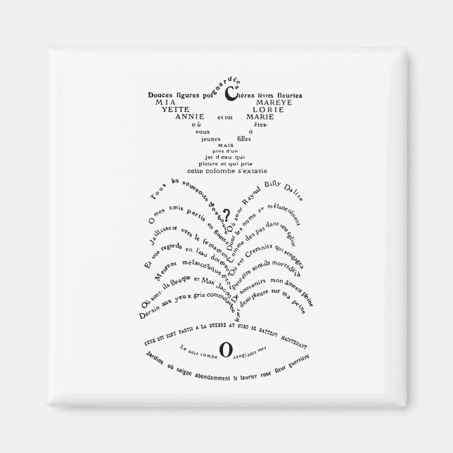 Imán La Colombe poignardée et le Jet d'eau (Frente)