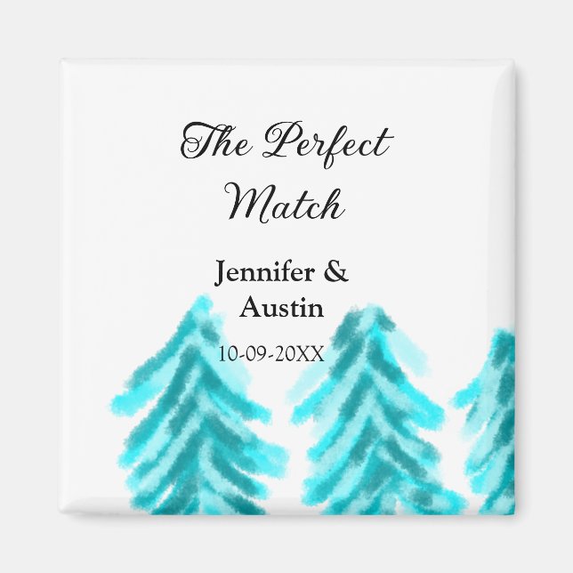 Imán La combinación perfecta entre el boda de los pinos (Frente)