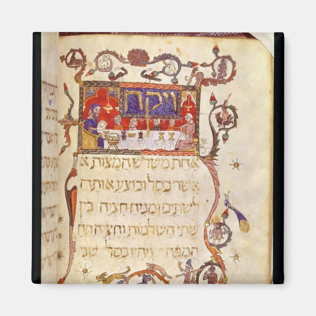 Imán La comida de la Pascua, al norte de España (Frente)