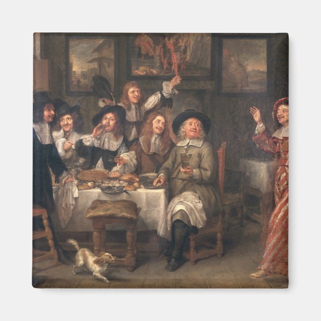 Imán La comida de los artistas (Frente)