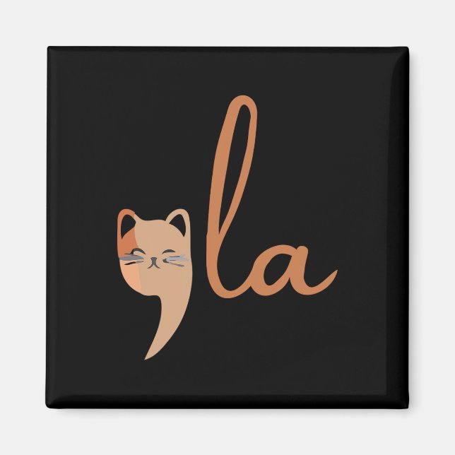 Imán La Comma Del Gato Retro La Kamala Harris Por La Pr (Frente)