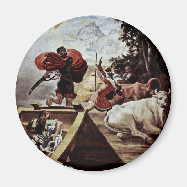 Imán La Comunidad De Odysseus Roba El Ganado (Frente)