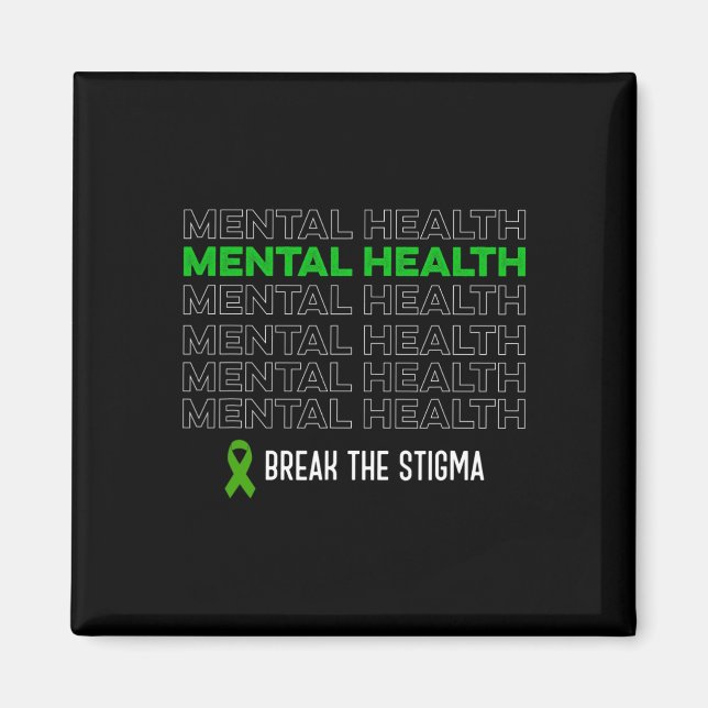 Imán La Conciencia Sobre La Salud Rompe La Cinta Del Es (Frente)