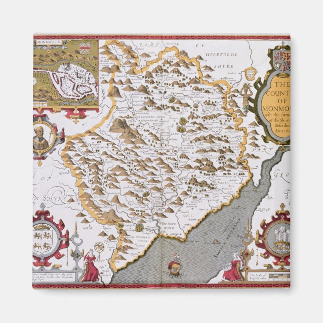 Imán La condesa de Monmouth, grabada por Jodocuments (Frente)