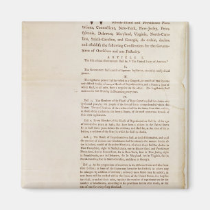 Imán La constitución de Estados Unidos, 1787