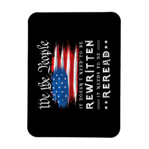 Imán La Constitución de la Bandera de Estados Unidos ne