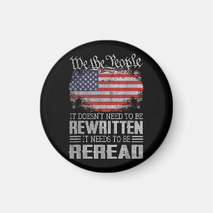 Imán La Constitución de la Bandera de Estados Unidos ne