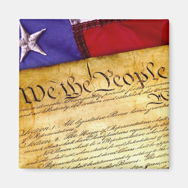 Imán La Constitución de los Estados Unidos (Frente)