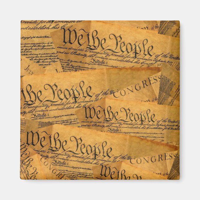 Imán La Constitución de los Estados Unidos (Frente)