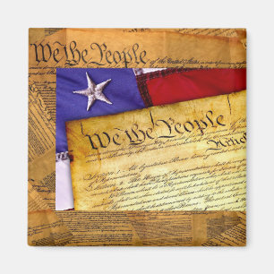 Imán La Constitución Estadounidense Nosotros, El Pueblo