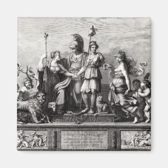 Imán La Constitución francesa (Frente)