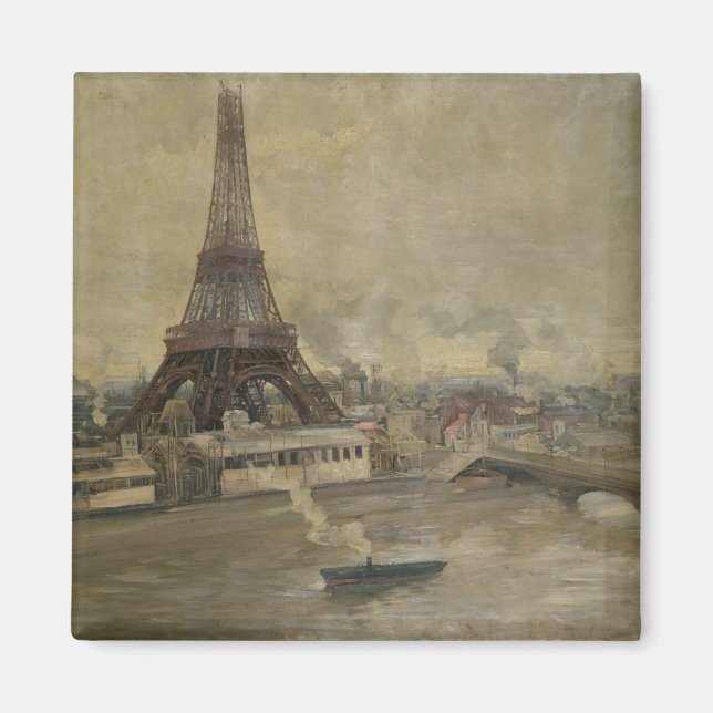 Imán La construcción de la Torre Eiffel (Frente)