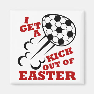 Imán La Copa de Fútbol de Pascua me da un golpe de Pasc