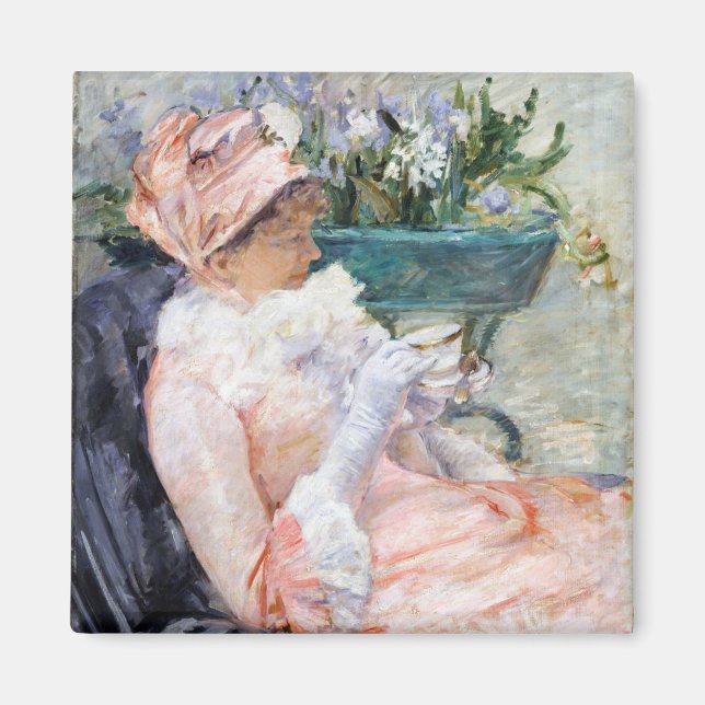 Imán La Copa del Té, Mary Cassatt (Frente)
