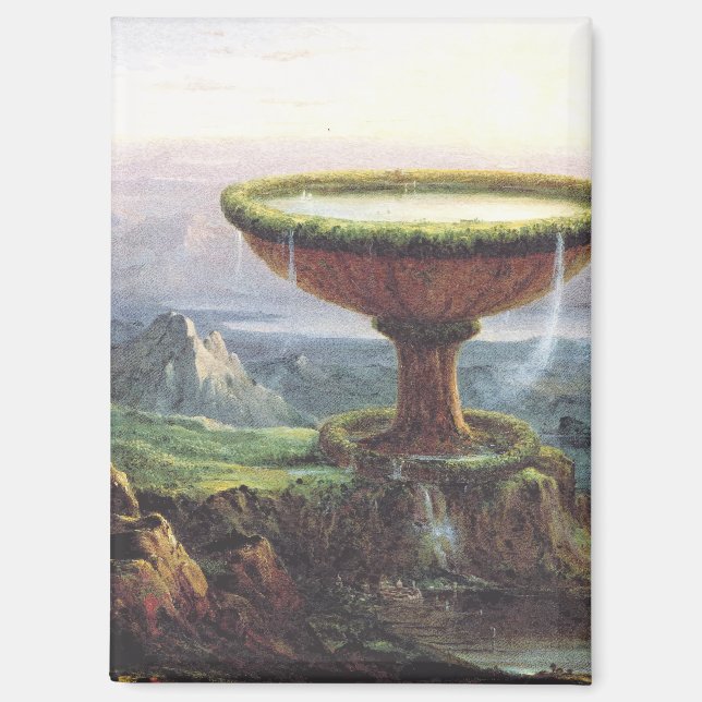 Imán La copa del titán por Thomas Cole (Anverso)