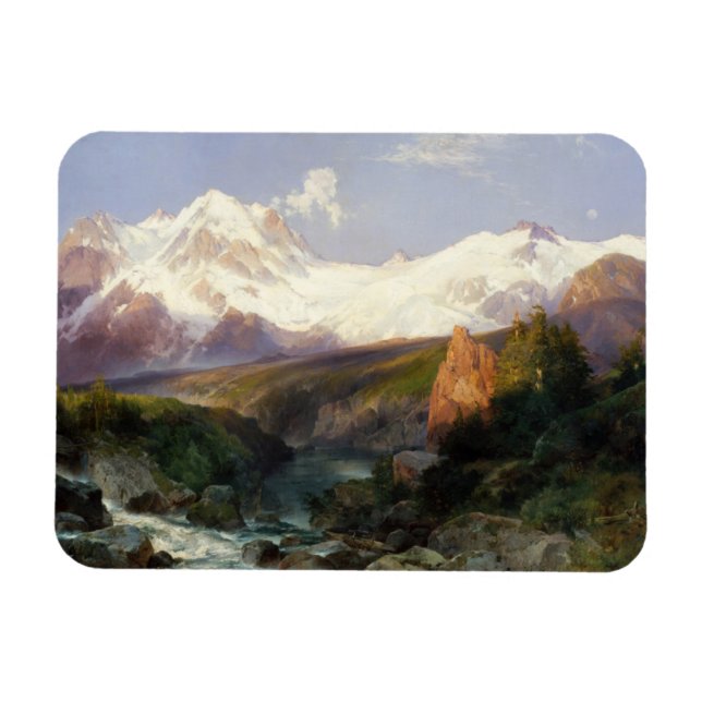 Imán La cordillera del tetón (Horizontal)